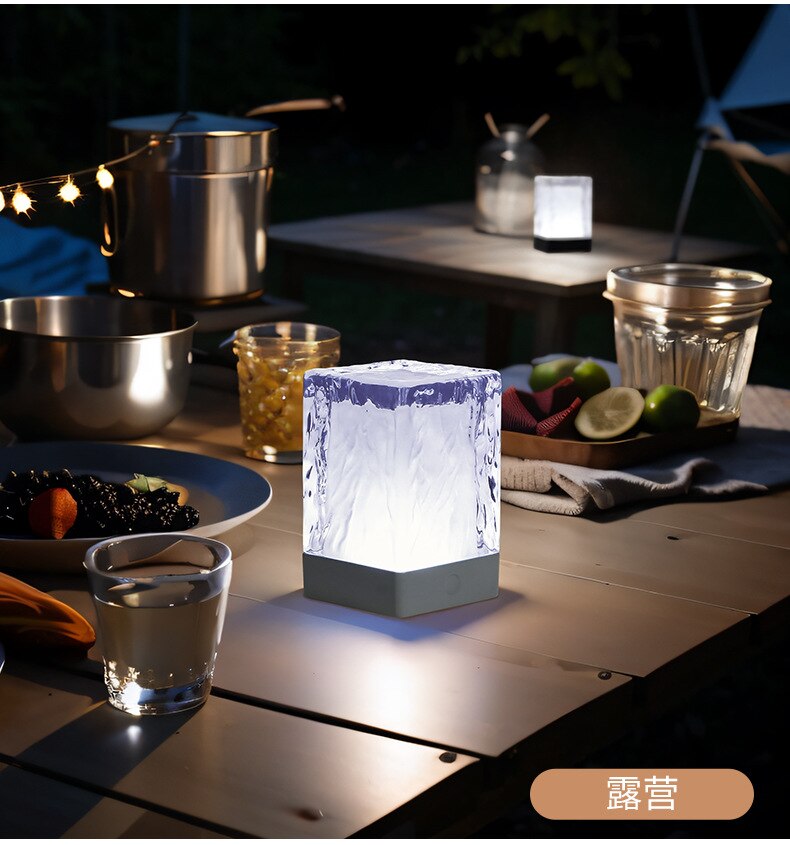 Gletscher Kristalllampe