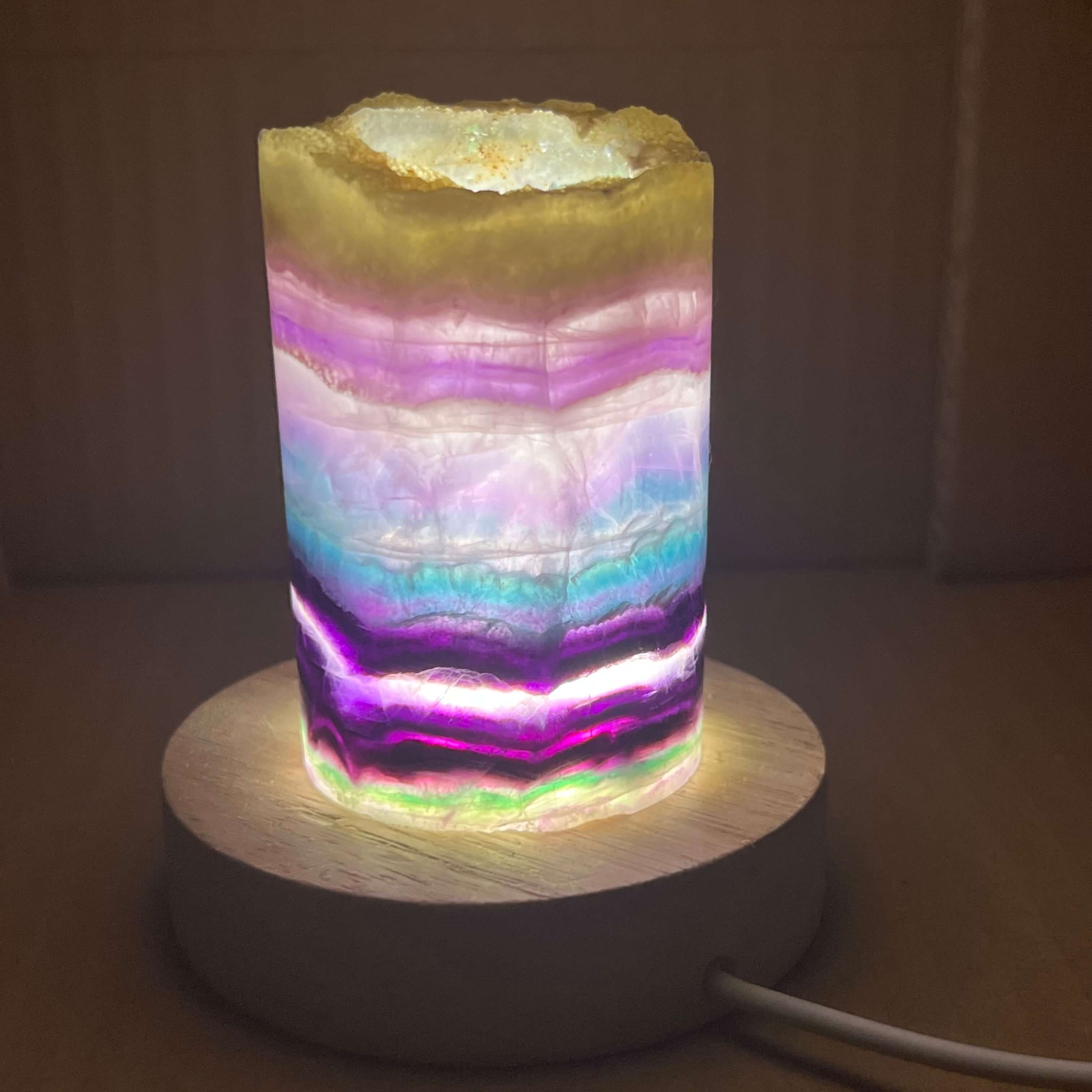 Regenbogen-Fluoritlampe