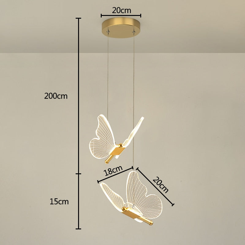 Schmetterlings-Kristalllampe