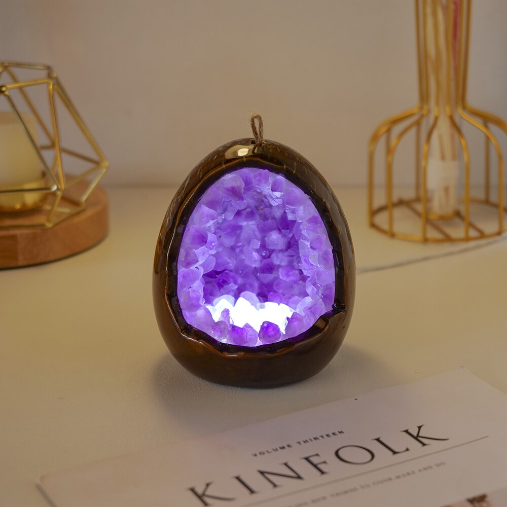 Ei-Kristalllampe