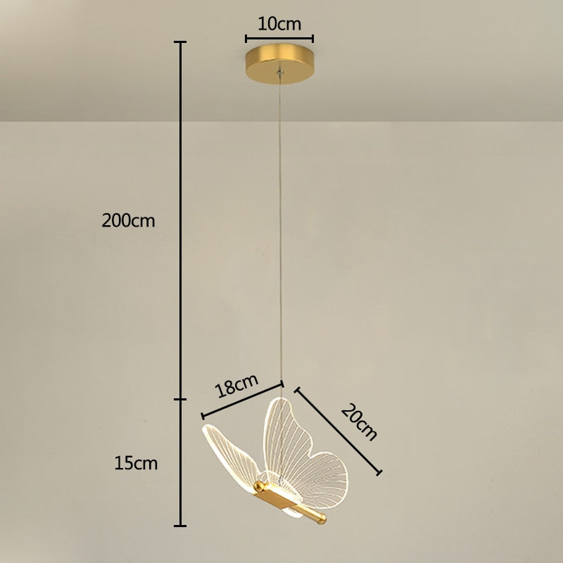 Schmetterlings-Kristalllampe