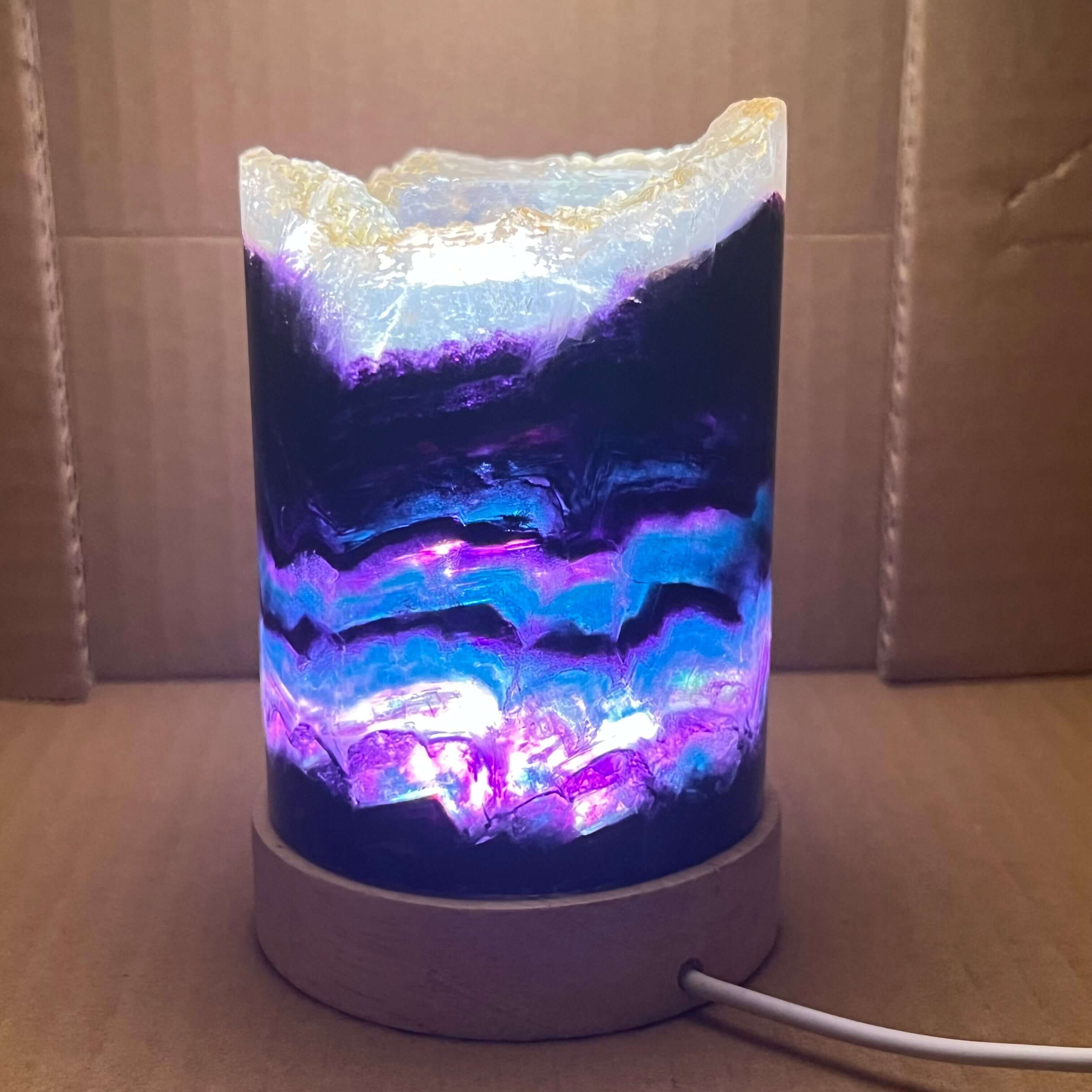 Regenbogen-Fluoritlampe