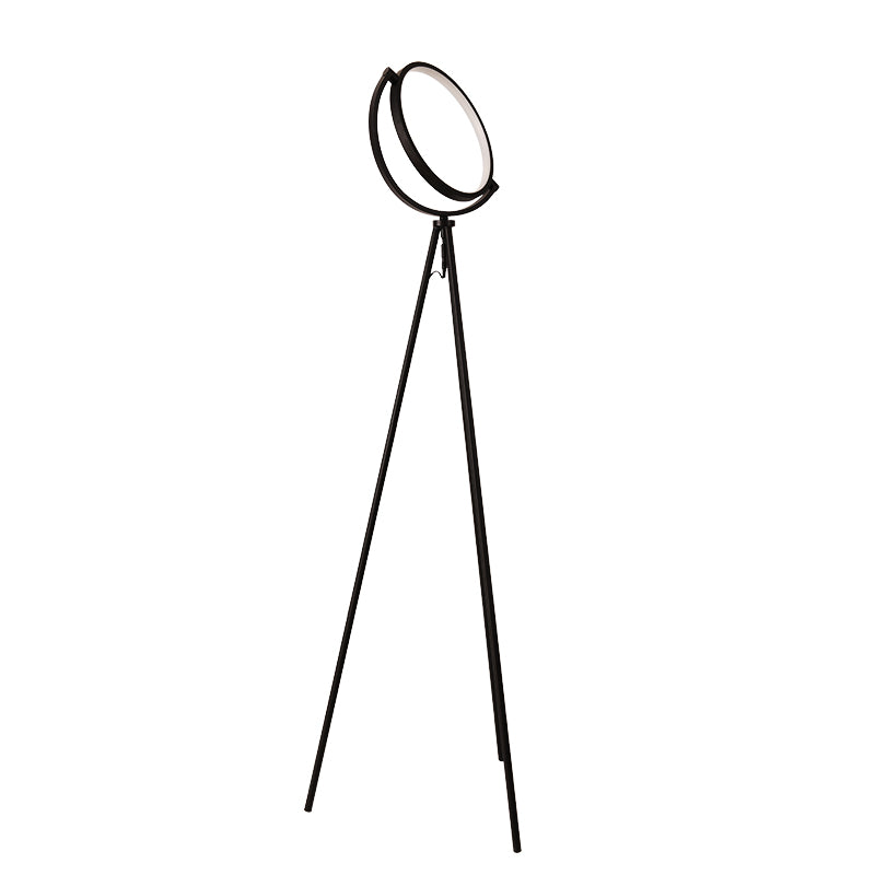 Seitenansicht LED Halo Stehlampe