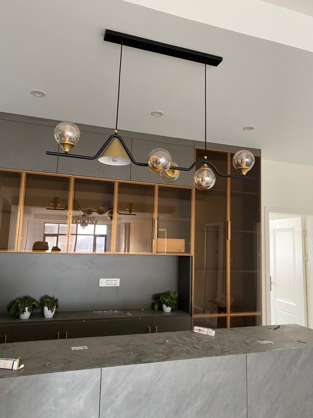 Stilvolle LED Deckenleuchte Klaja Lampe