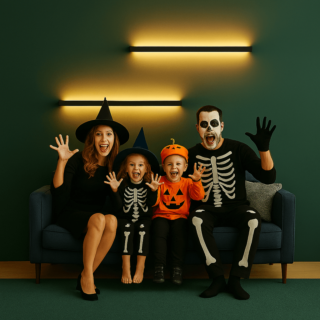 2x MINIMAL LIGHT BAR HALLOWEEN-SPECIAL