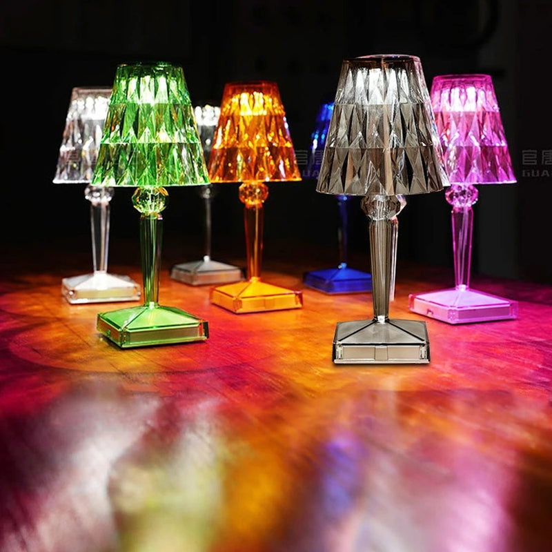 Kabellosen Kristalllampe