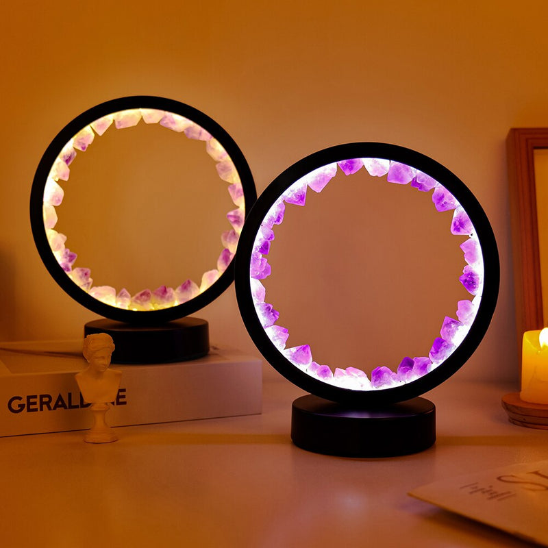 Edelstein-Rundlampe