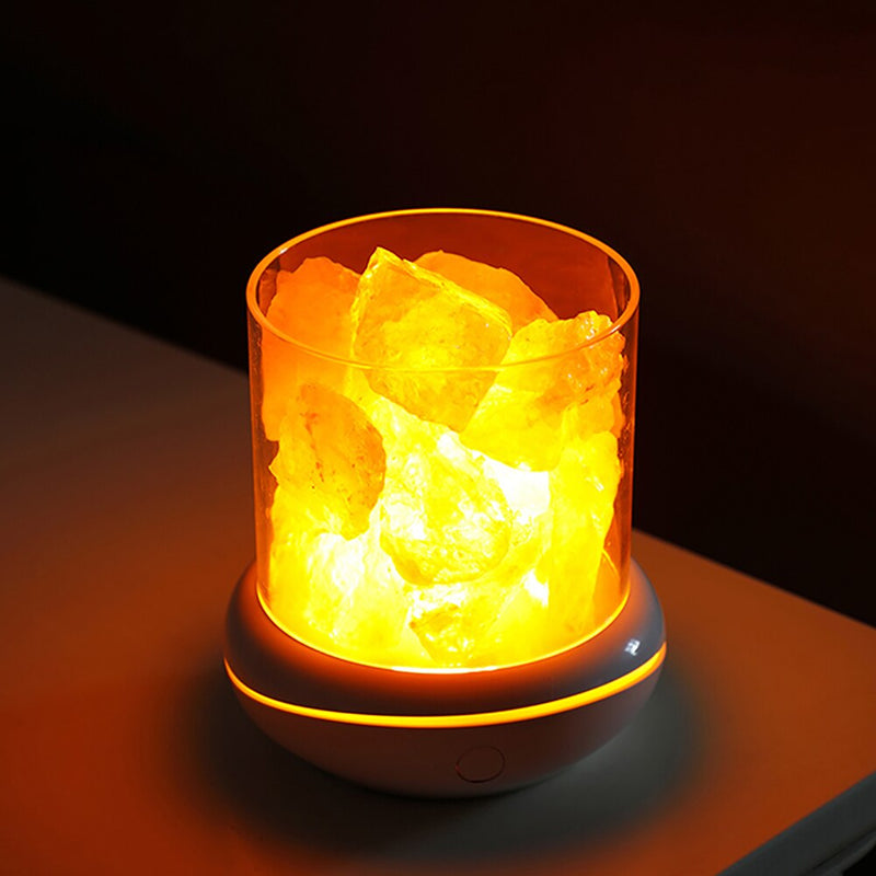 Salz Stein-lampe
