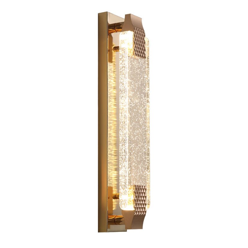 Kristall-Blasen-Wandlampe