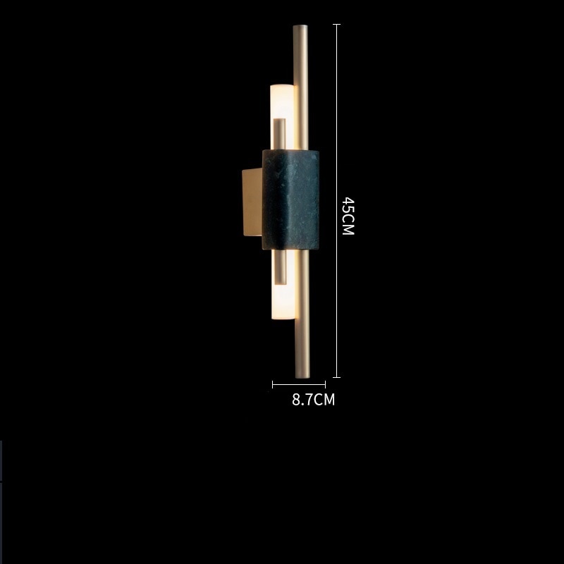 Kristall LED-Wandlampe