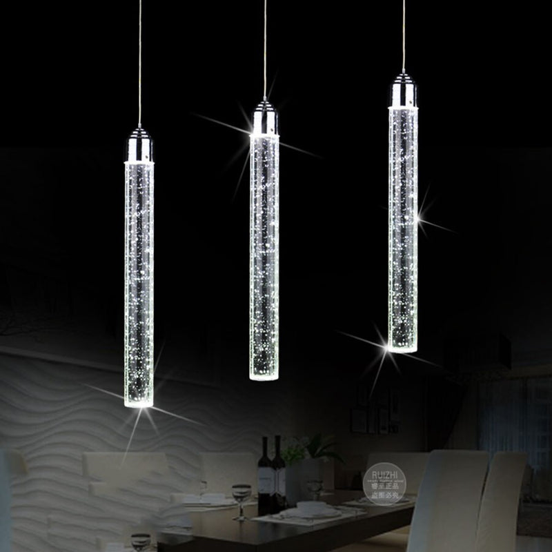 Kristall-LED-Pendelleuchte