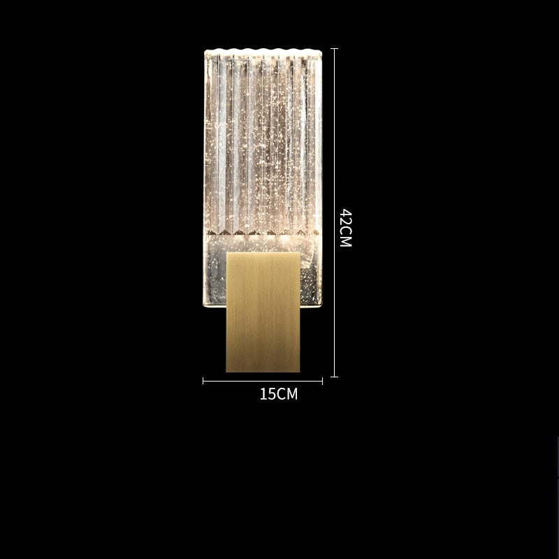 Kristall LED-Wandlampe
