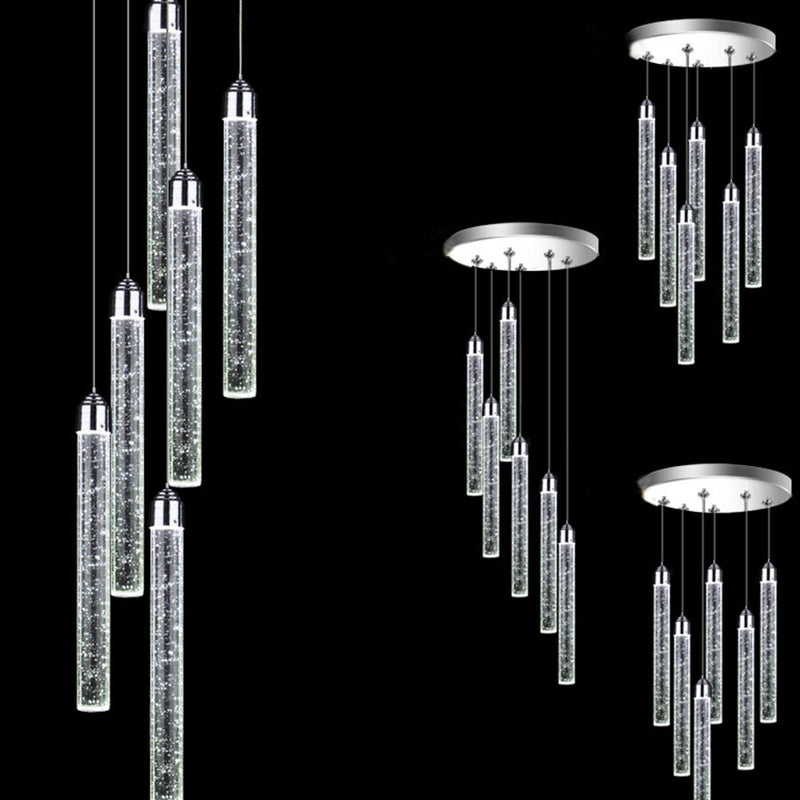 Kristall-LED-Pendelleuchte