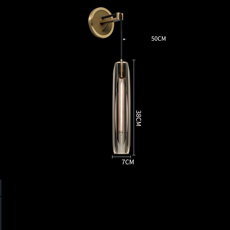 Kristall LED-Wandlampe