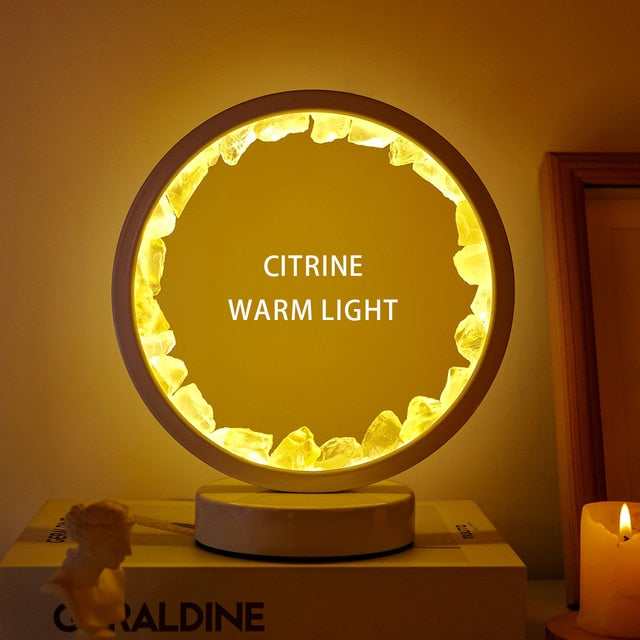 Edelstein-Rundlampe