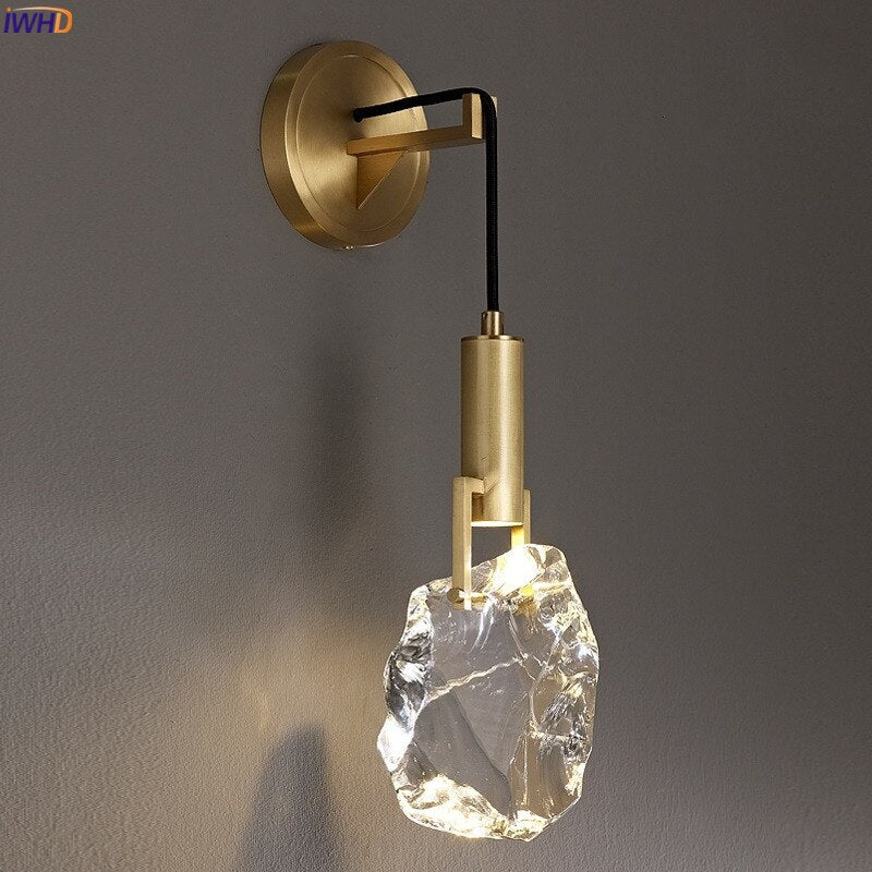 Kristall LED-Wandlampe