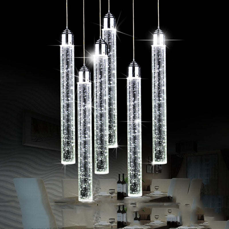 Kristall-LED-Pendelleuchte